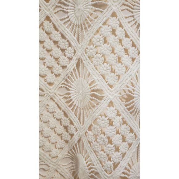 City Chic‎ Crochet Vibes Dress Cream in Cream Size XXL(24W) NWT Boho Beach Lace - Picture 3 of 6